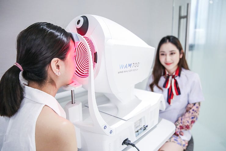 เครื่อง WAM ตรวจวัดสายตาสั้นตอนกลางคืนได้